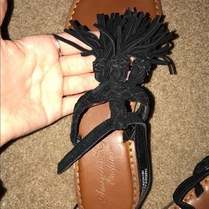 aeo tassel sandals